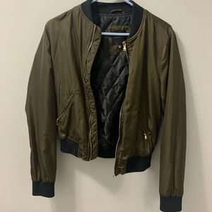 Army Green Bomber Jacket